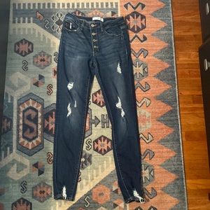 Distressed KanCan jeans, gently used